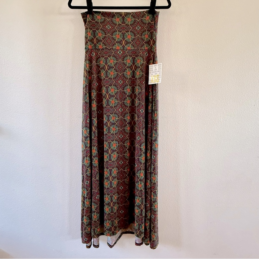 LuLaRoe Multicolor Paisley Maxi Skirt